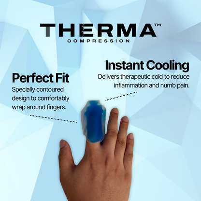 THERMA Compression - Finger Ice Pack – Targeted Cold Therapy for Finger Pain Relief